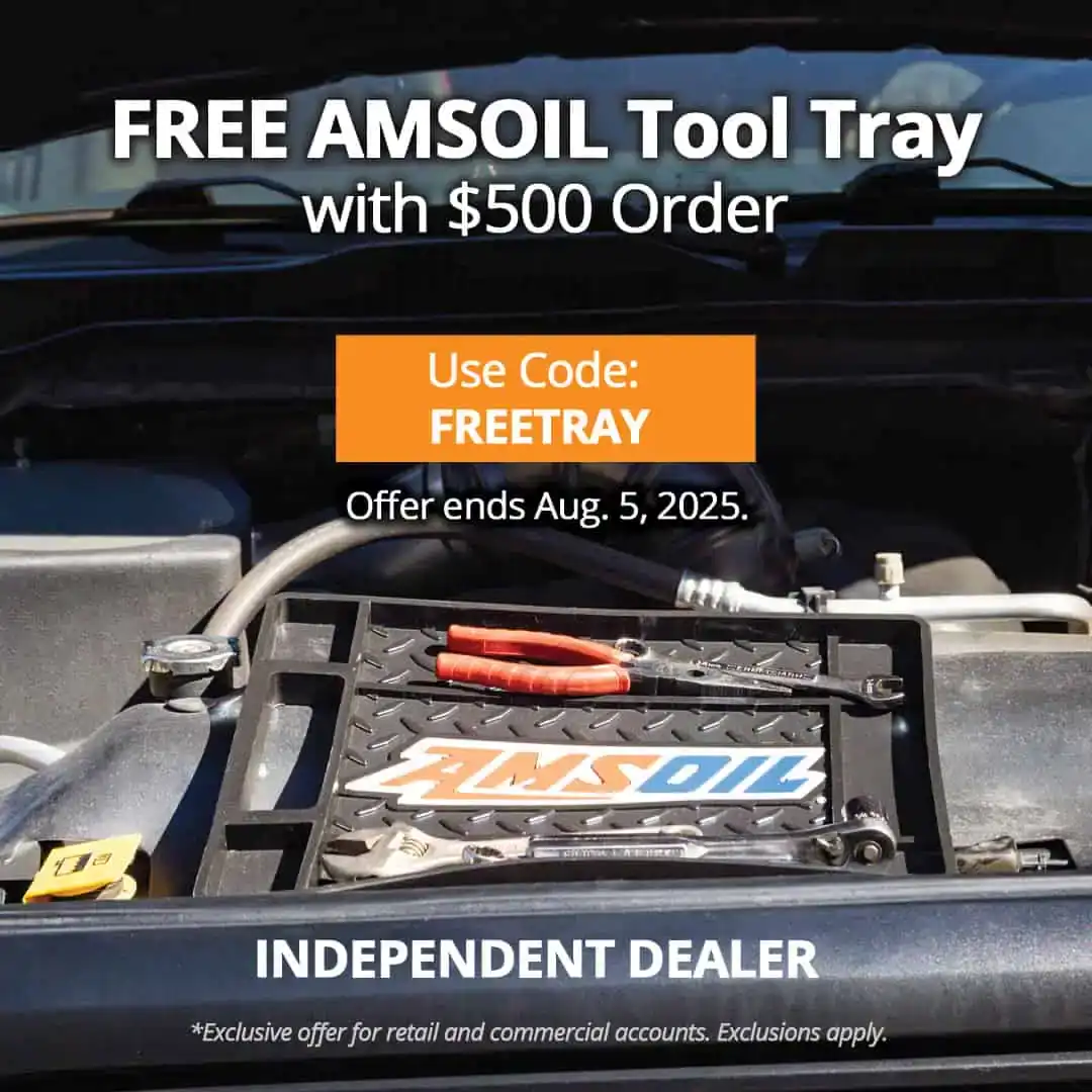 Free AMSOIL Vinyl Tool Tray with $500 Order