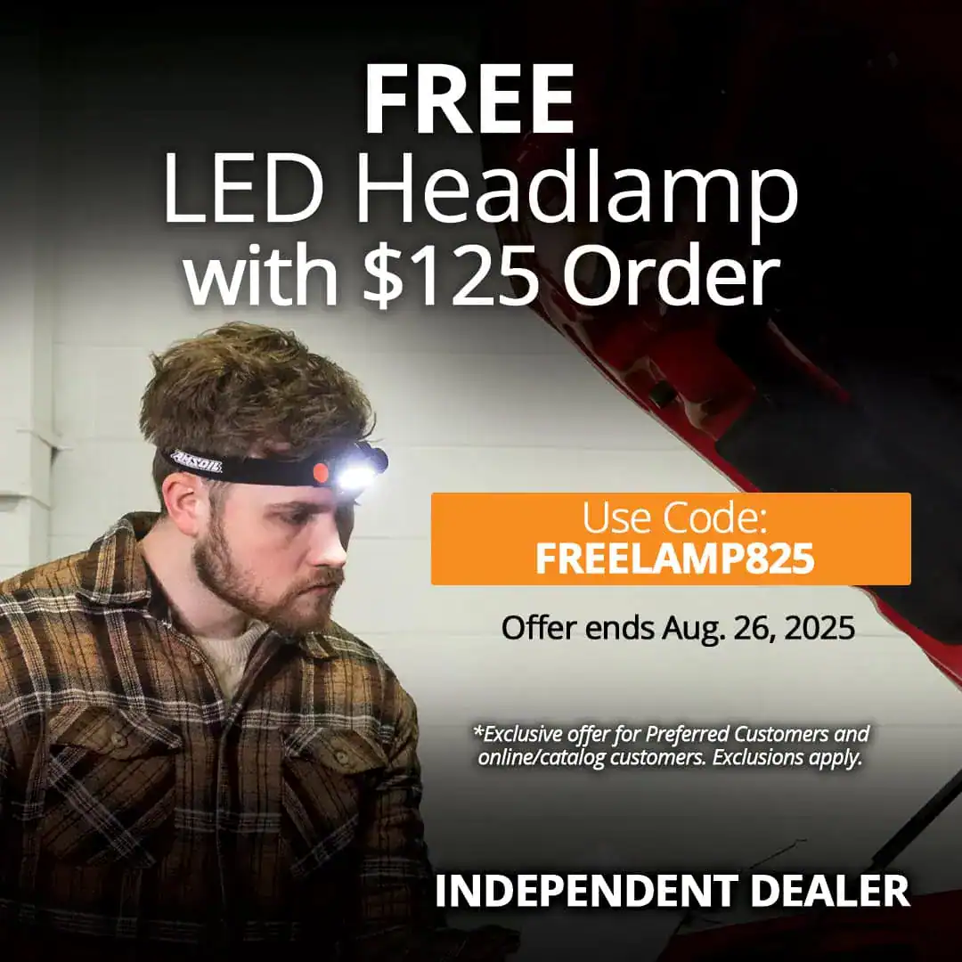 Free AMSOIL LED Headlamp With $125 Order
