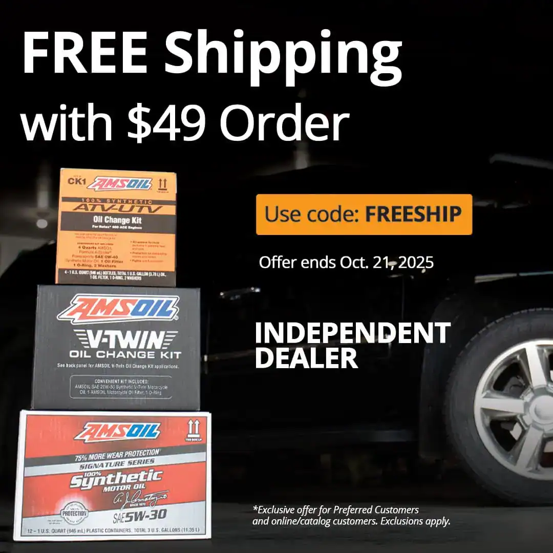 Free AMSOIL LED Headlamp With $125 Order