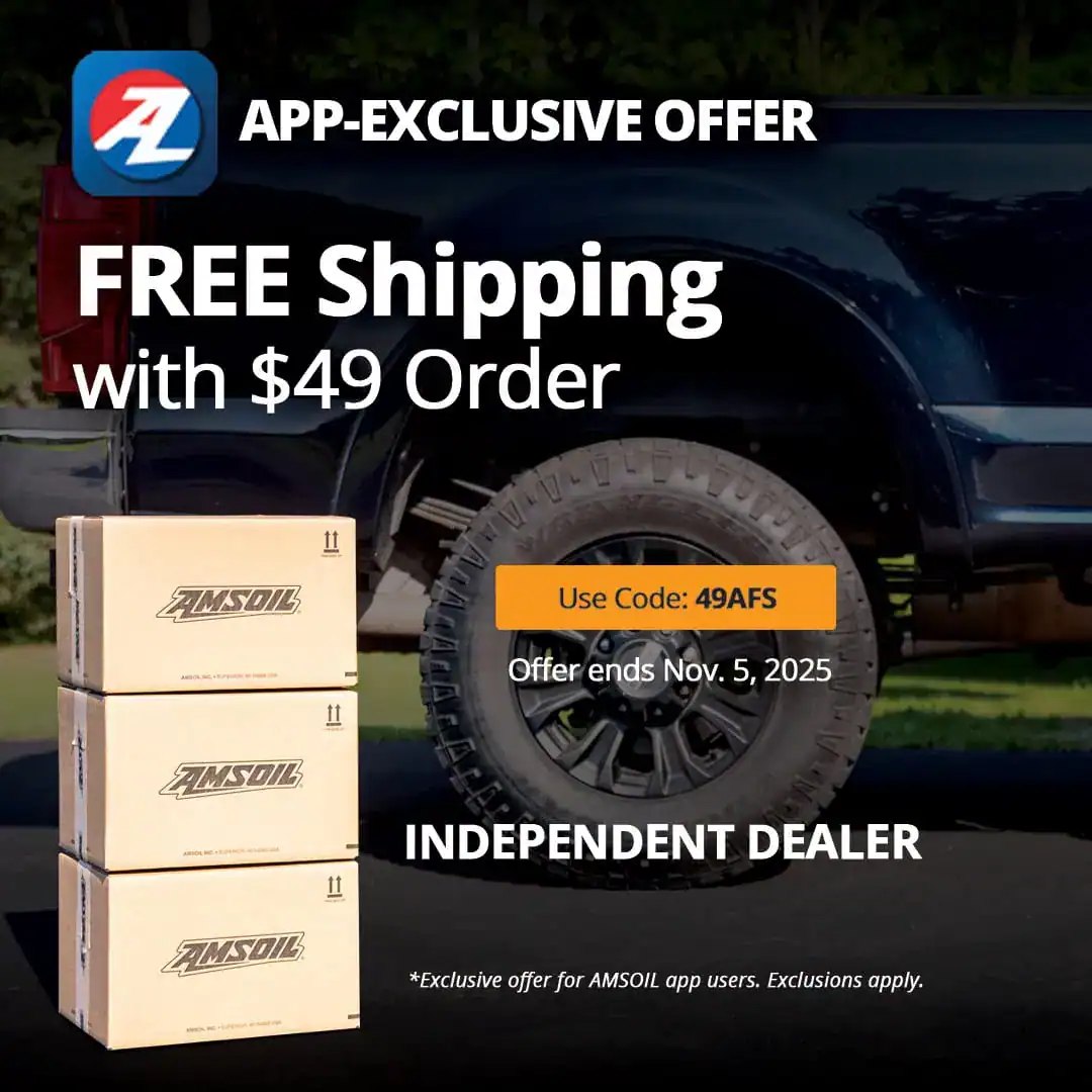 Free AMSOIL LED Headlamp With $125 Order