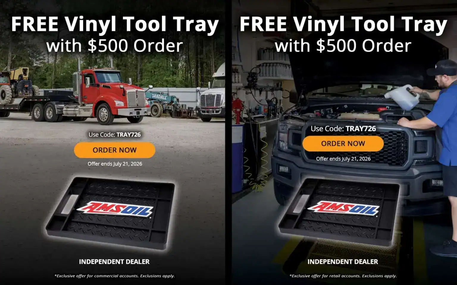 Free AMSOIL LED Headlamp With $125 Order