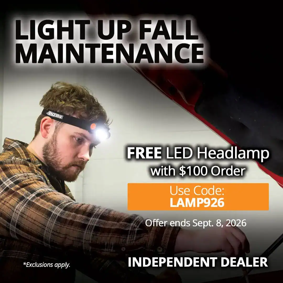 Free AMSOIL LED Headlamp With $125 Order
