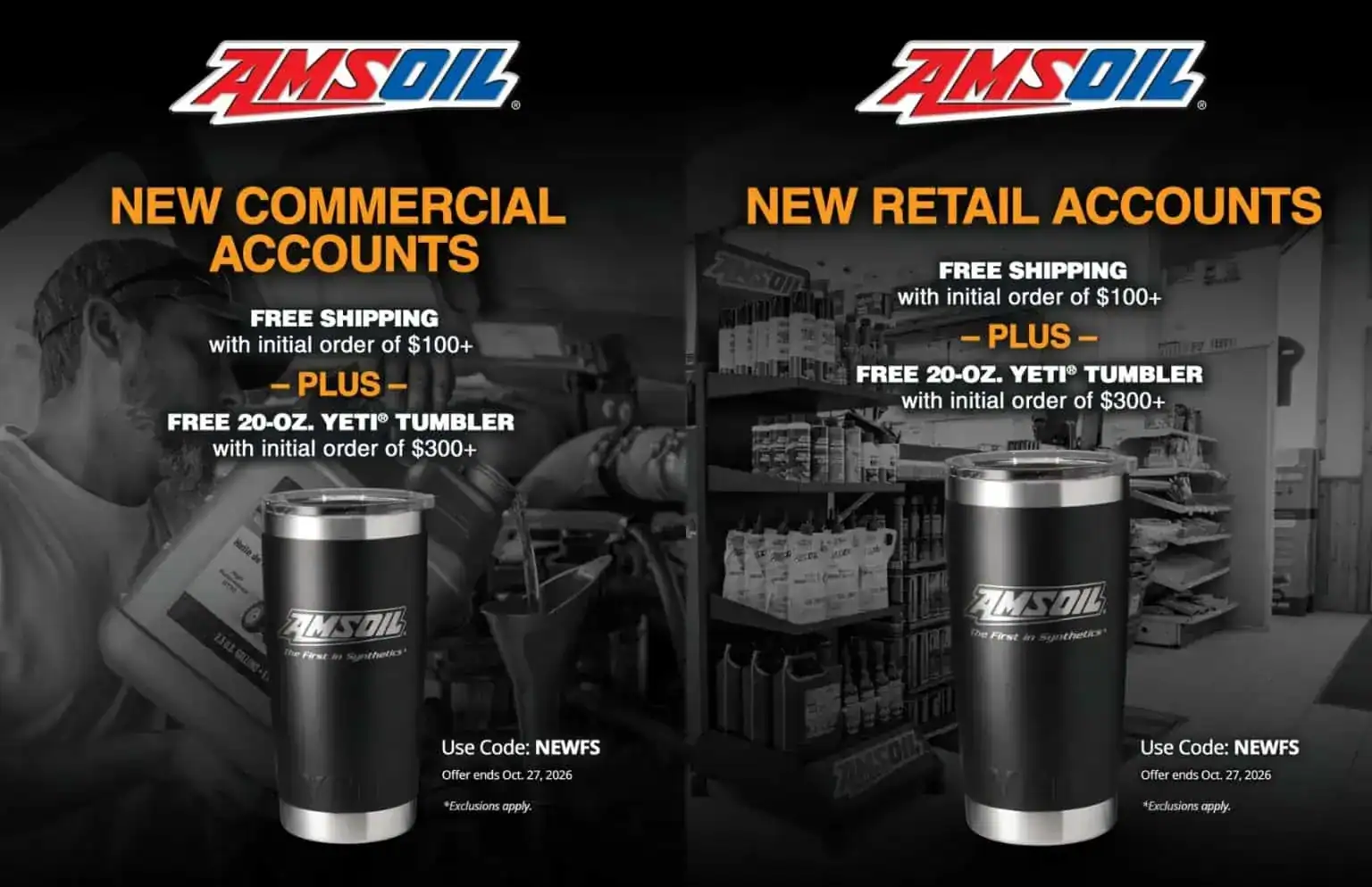 Free AMSOIL LED Headlamp With $125 Order Free AMSOIL LED Headlamp With $125 Order